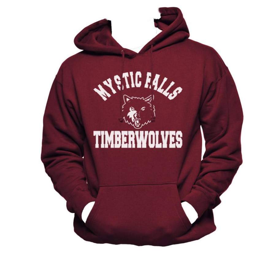 Mystic Falls Timberwolves The Vampire Diaries Unisex Pullover Hoodie