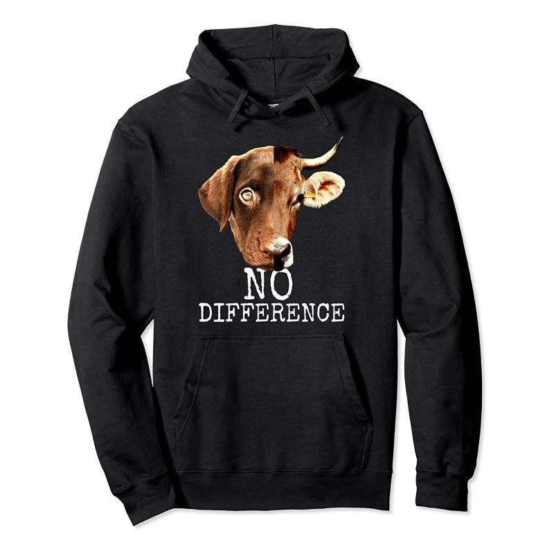 Pro Vegan No Difference Vegetarian Animal Lover Vegan Pullover Hoodie, T Shirt, Sweatshirt