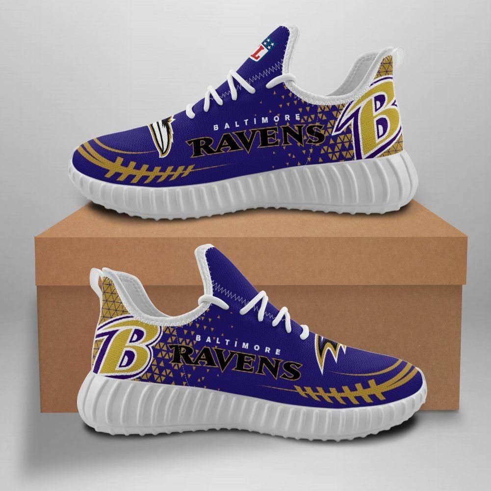 Baltimore Ravens Custom Shoes Sport Sneakers Baltimore Ravens Yeezy Boost