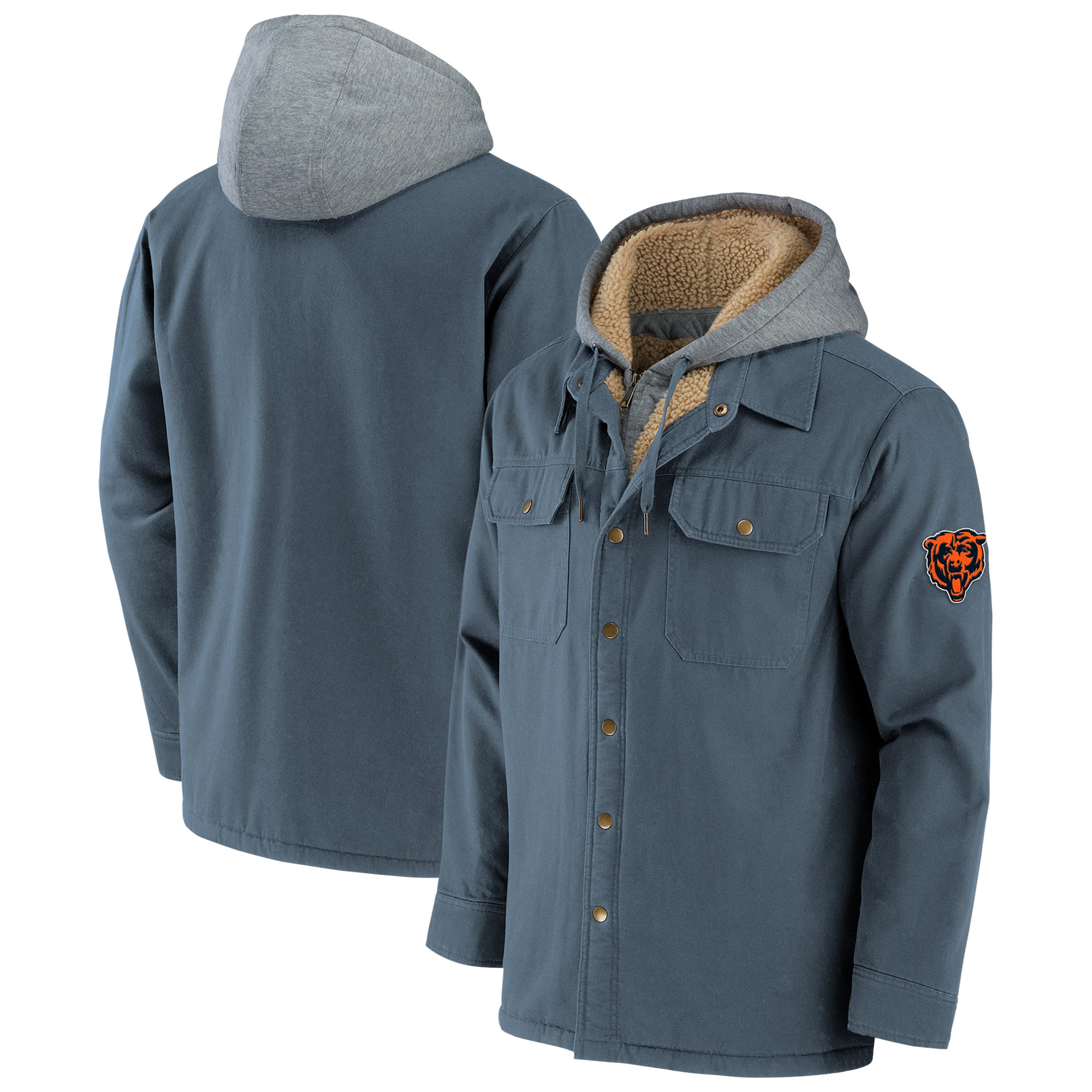 Chicago Bears NFL X Darius Rucker Collection By Canvas Full-zip Hoodie – Navy