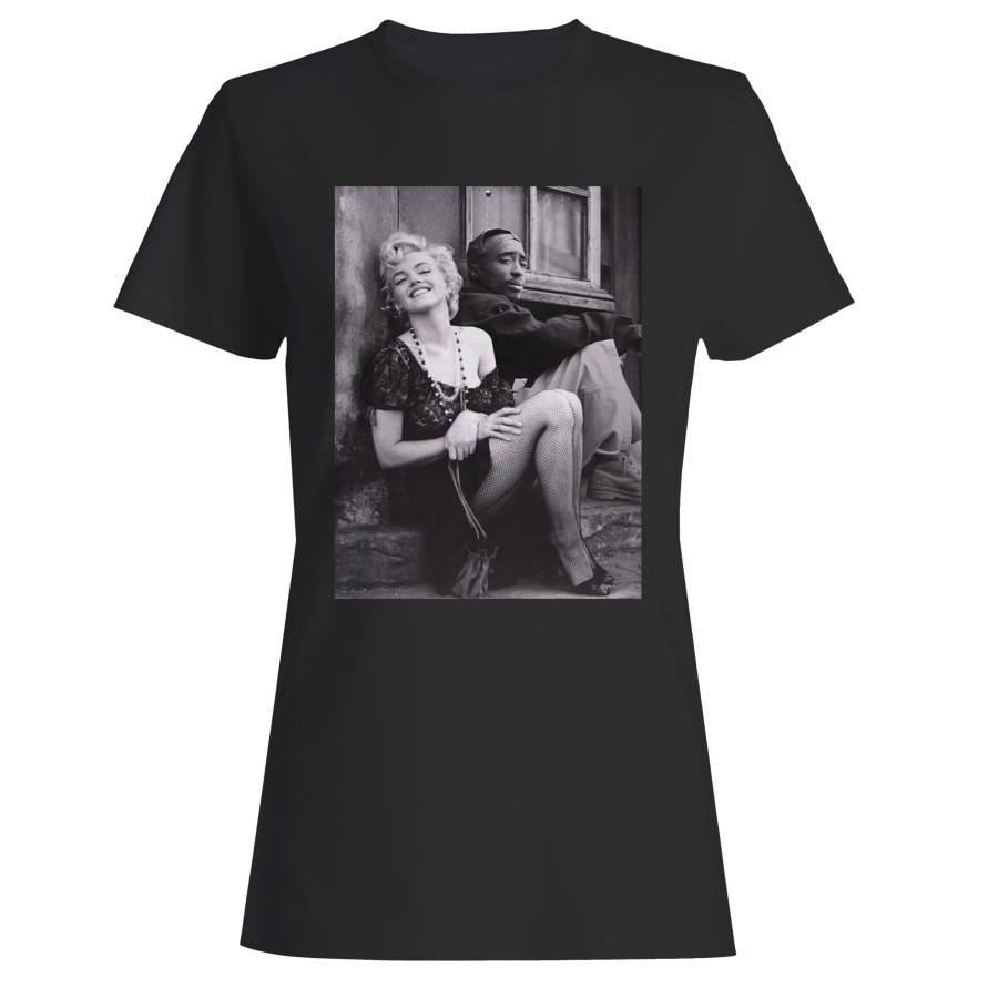 2pac X Marilyn Monroe Woman’s T-Shirt