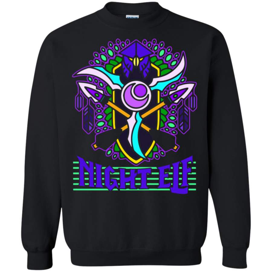 AGR World Of Warcraft Race Night Elf Sweatshirt