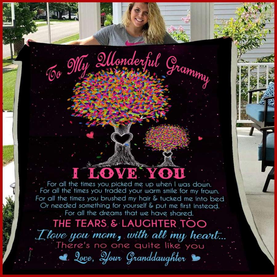 I Love You For All The Times Blanket Gift For Grammy