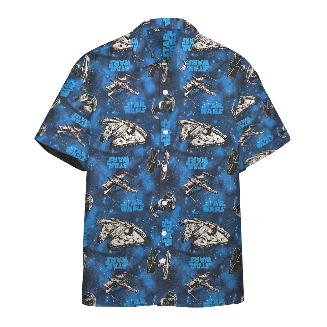 Alohazing Sw Blue Vehicle Classic Pattern Hawaiian Shirt Ha76031