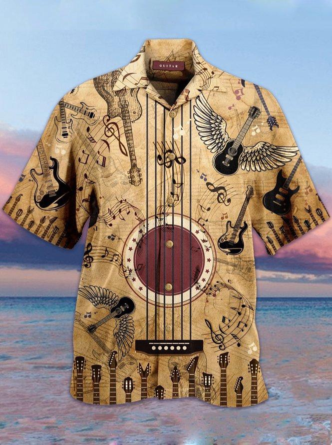 bass guitar hawaiian shirt