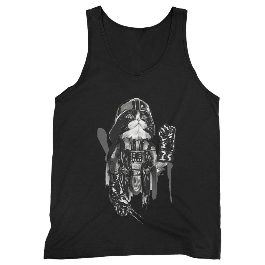 Cat Vader Kitten Darth Vader Man’s Tank Top