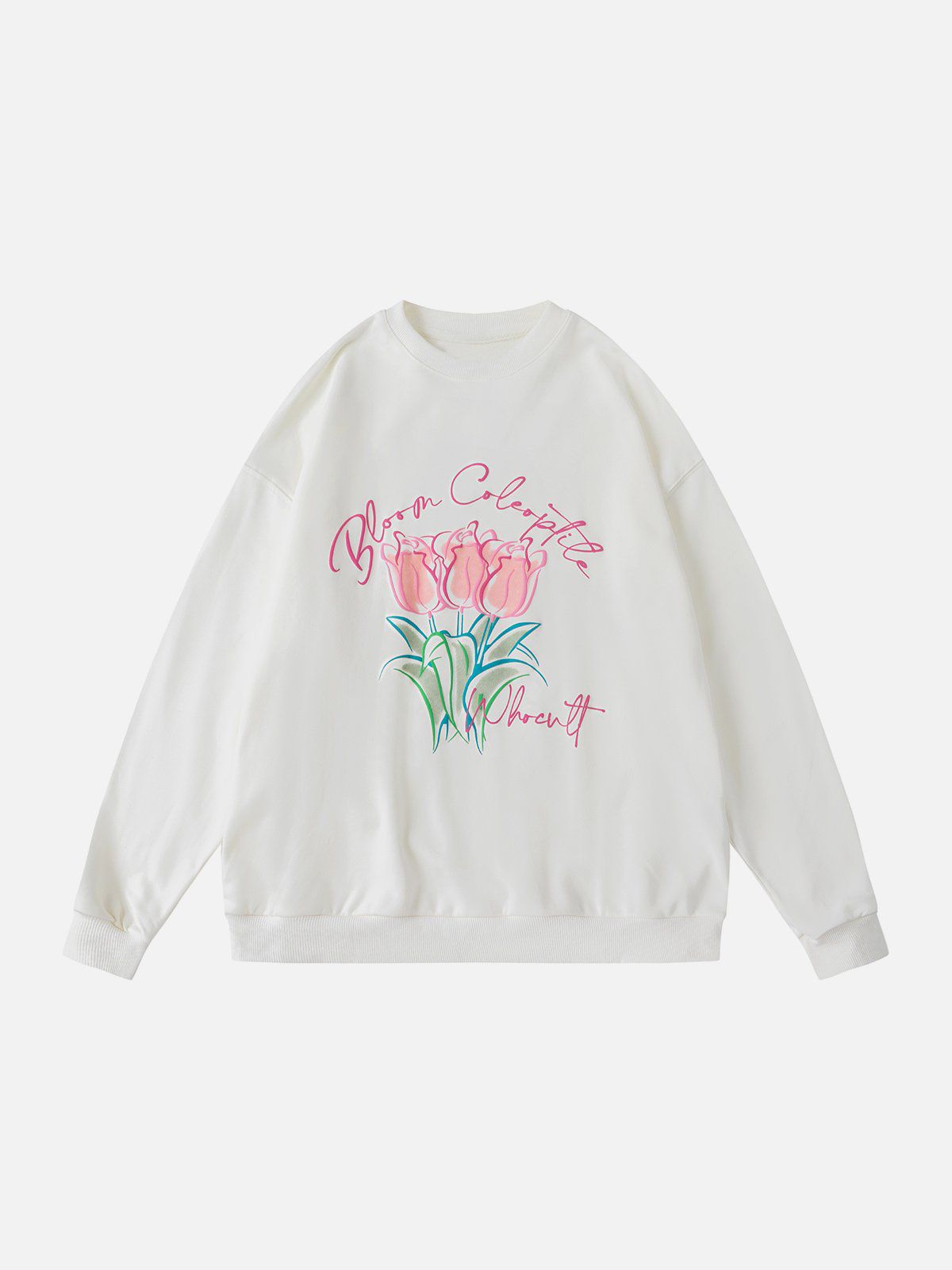 Talishko™ – Flower Pattern Print Sweatshirt