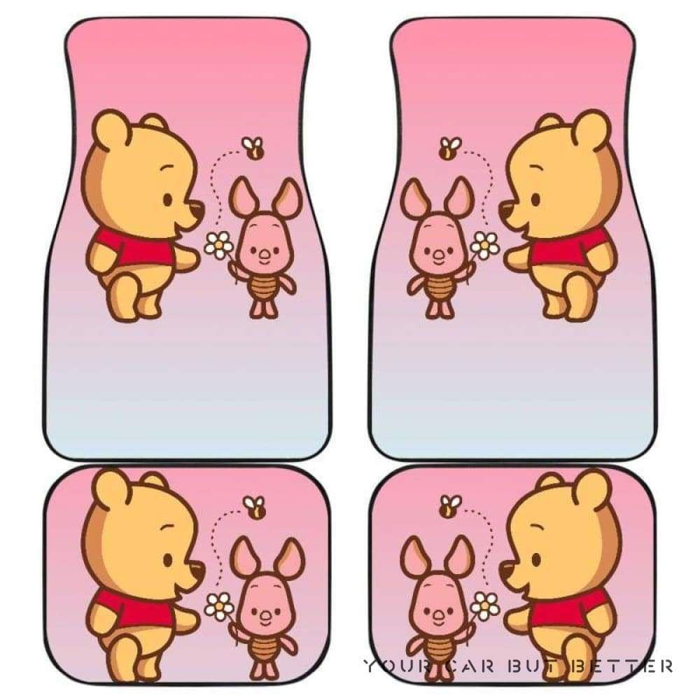 Winnie The Pooh Car Floor Mats 081812 Personalized Car Seat Floor Mat Custom Print V10856