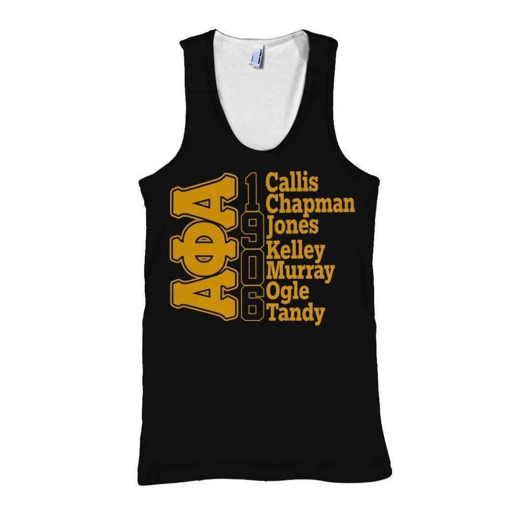 Wonderprint Tank Top  Alpha Phi Alpha Legend Members Tank Top