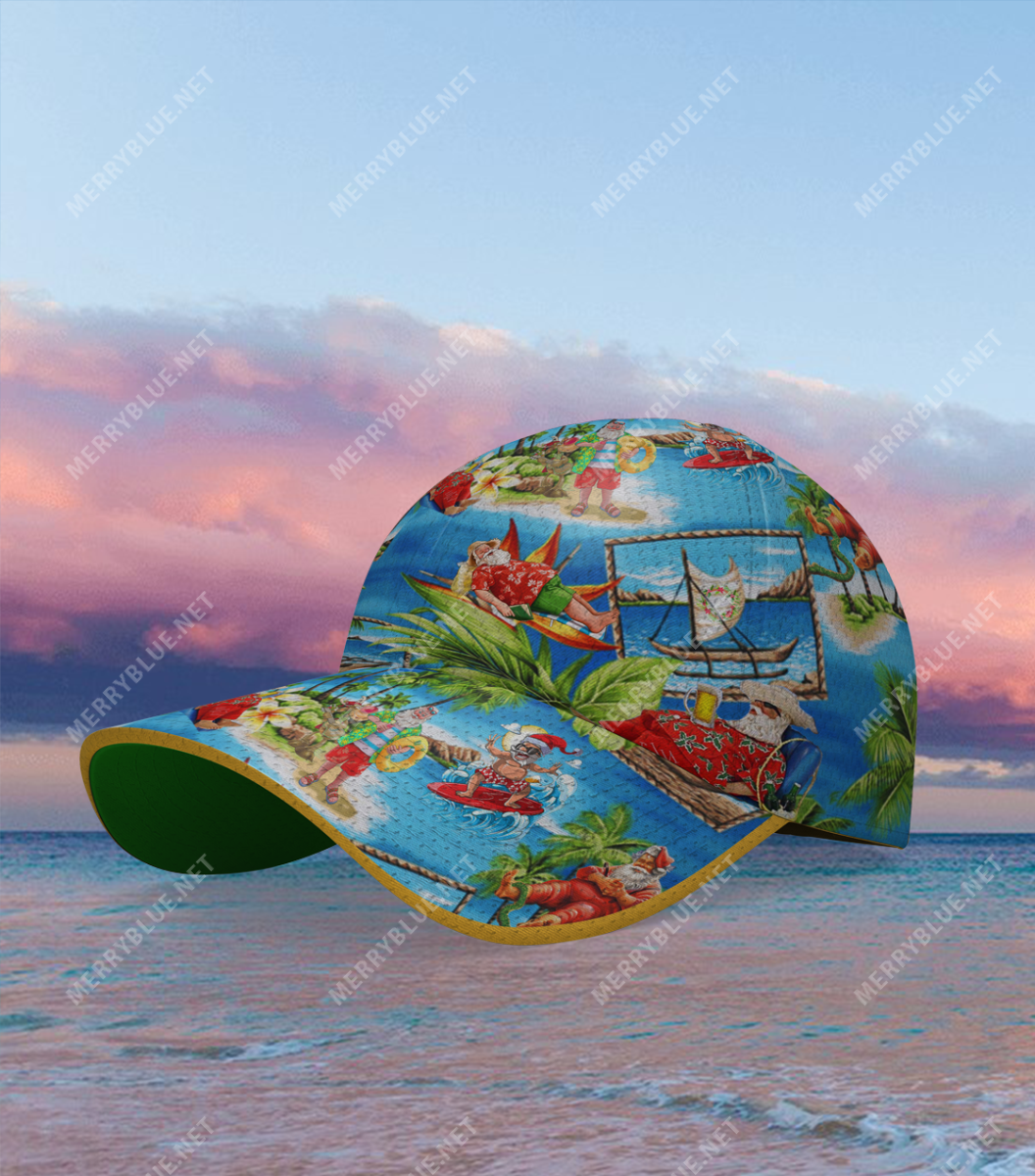 Amazing Santa Claus Hawaii Cap Ha22665