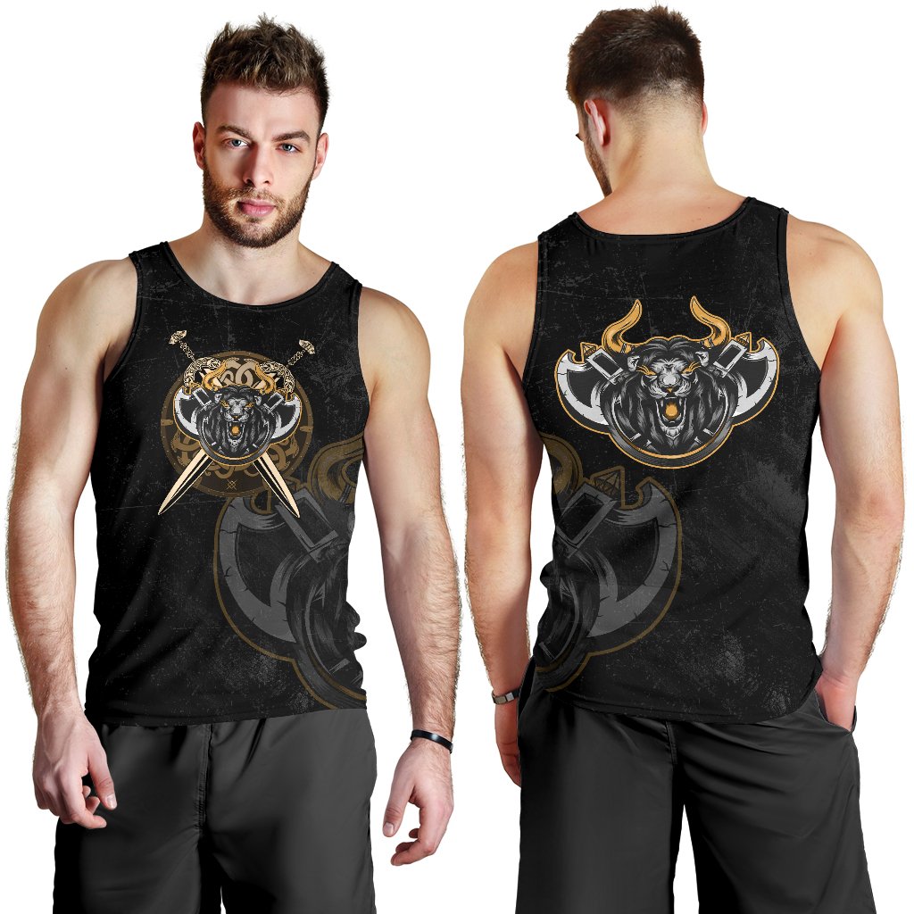 Viking Men’S Tank Top Lion Rlt12