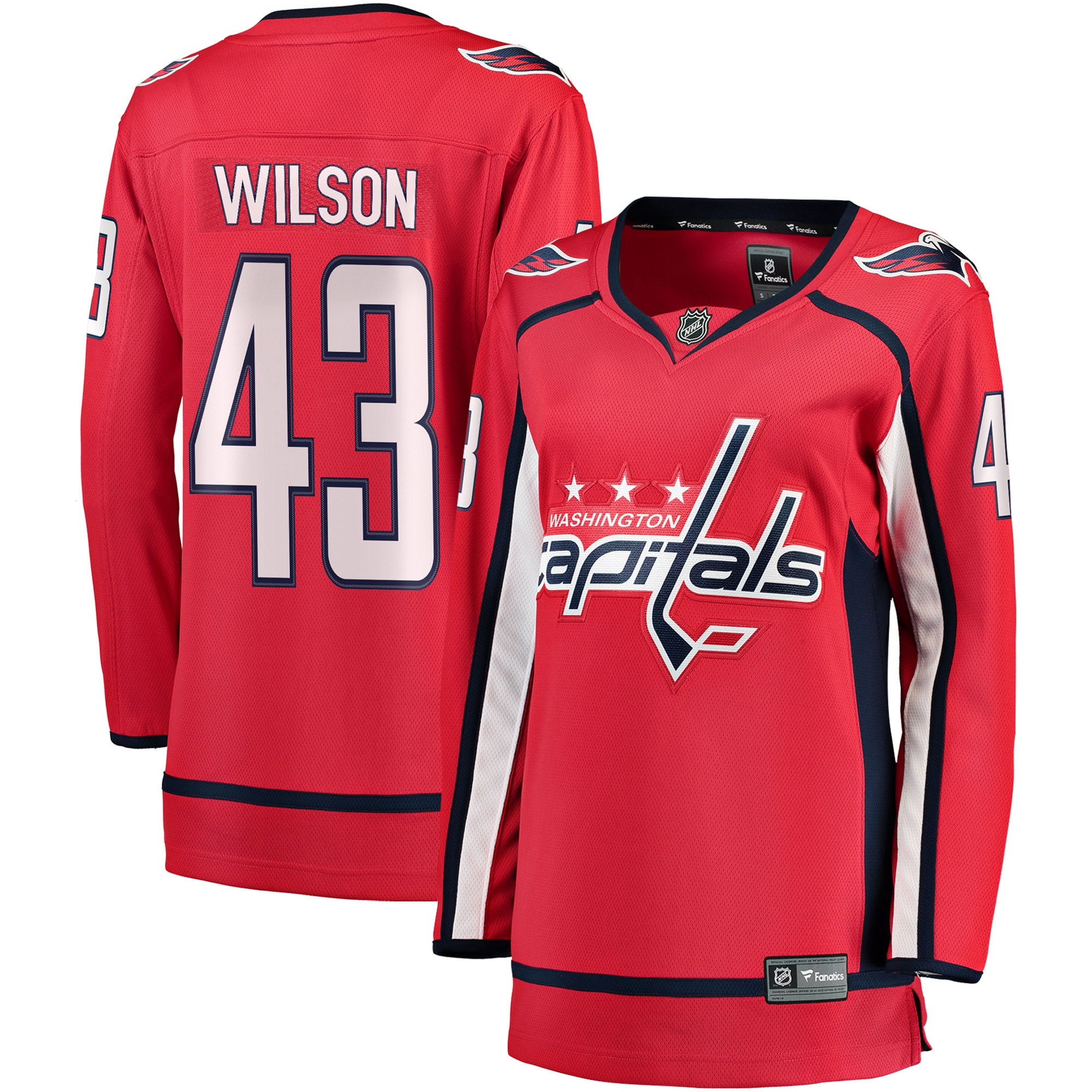 Women's Washington Capitals Tom Wilson Red Home Premier Breakaway Player Jersey