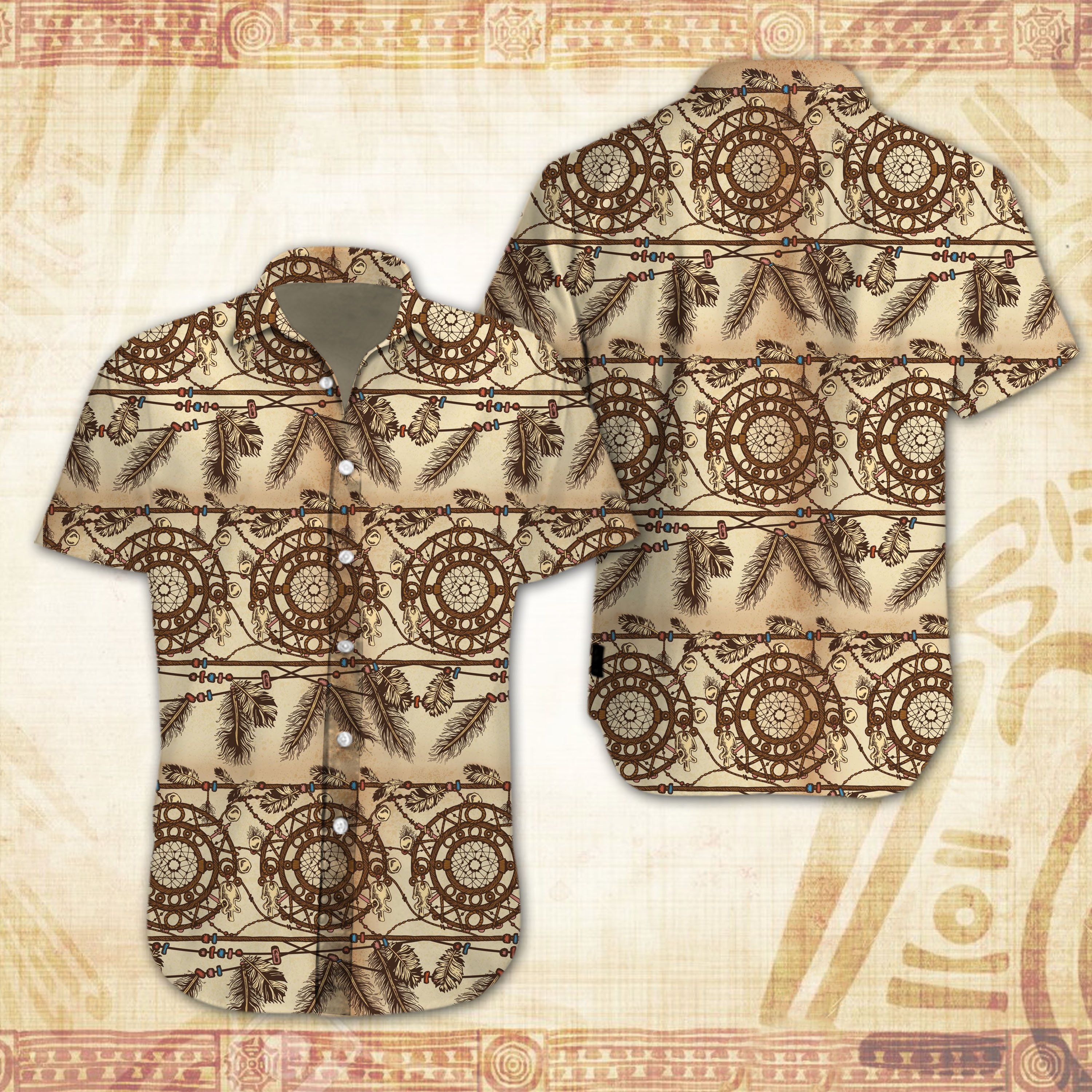 Native Pattern Hawaii Shirt Ha64321