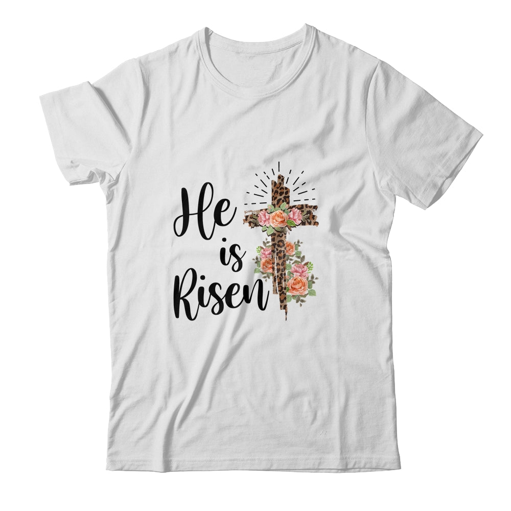 Easter Day For Christian Teen Girls Mom He Is Risen Leopard