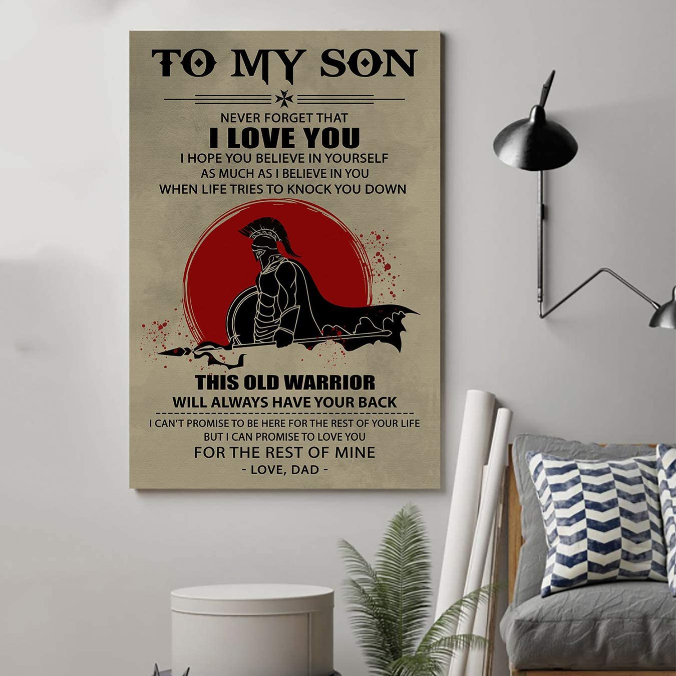 Spartan Poster – Dad to Son – This Old Warrior