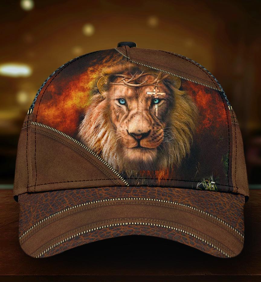 Tmarc Tee Jesus And Awesome Lion Classic Cap