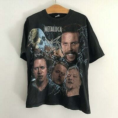 Vintage Rare 90s Metallica Bootleg T-shirt 1717