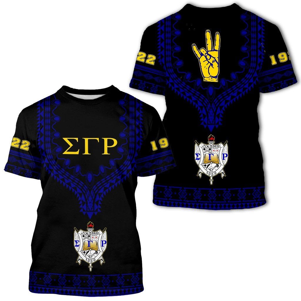 Sorority Tshirt – Sigma Gamma Rho Dashiki Tshirt Alva Style