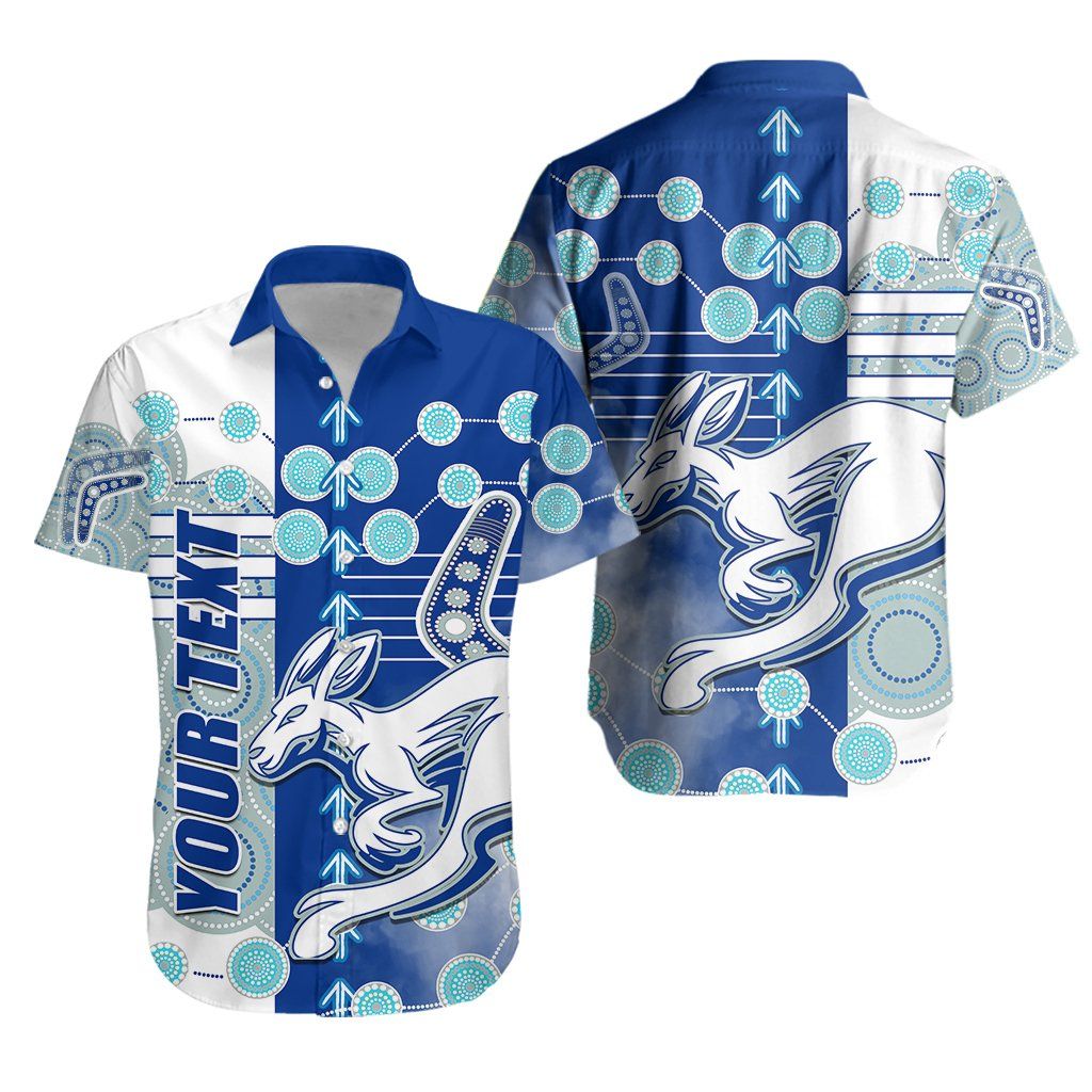 Melbourne Kangaroos Hawaii Shirt Indigenous North Roos Ha42440