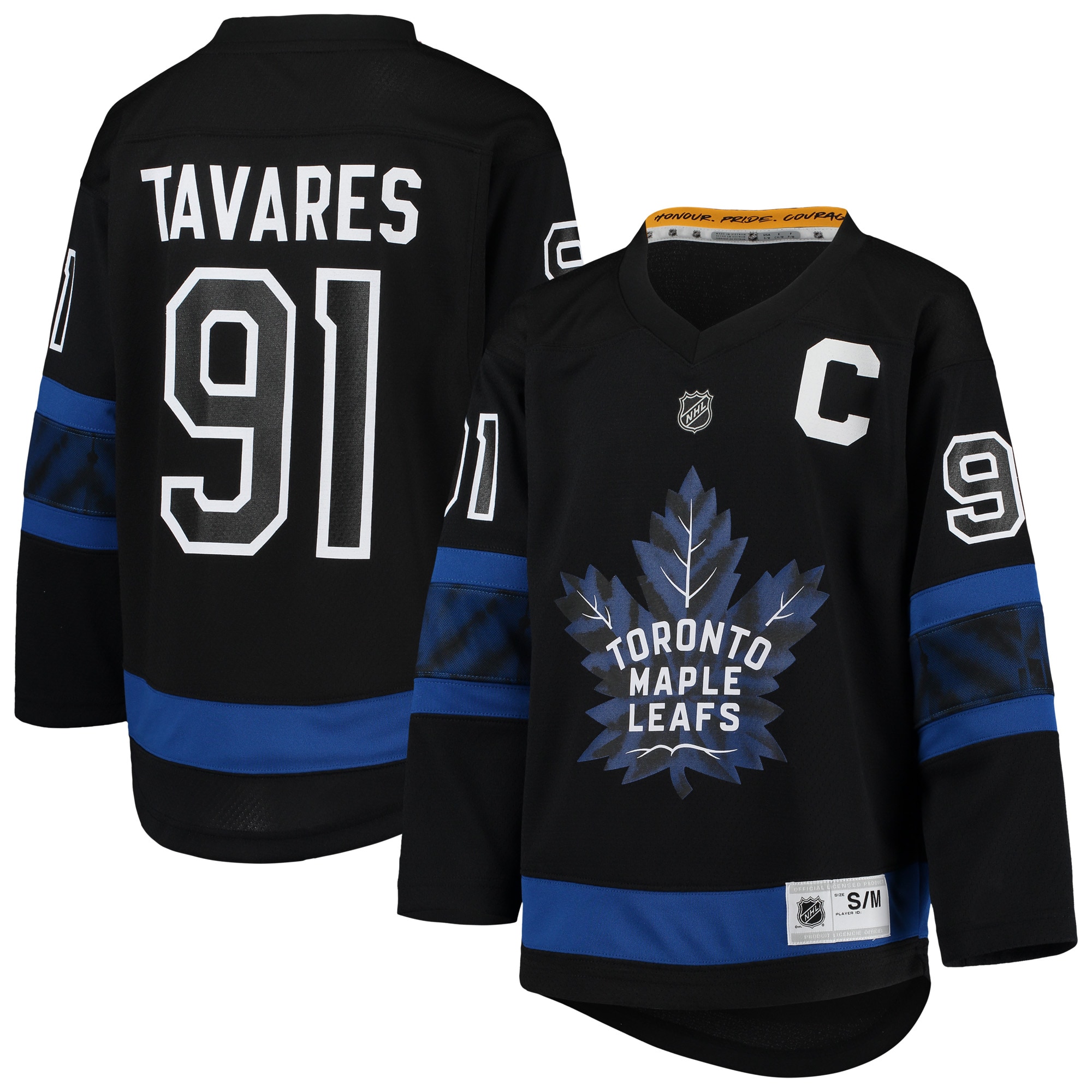 John Tavares Toronto Maple Leafs Youth Alternate Replica Player Jersey – Black