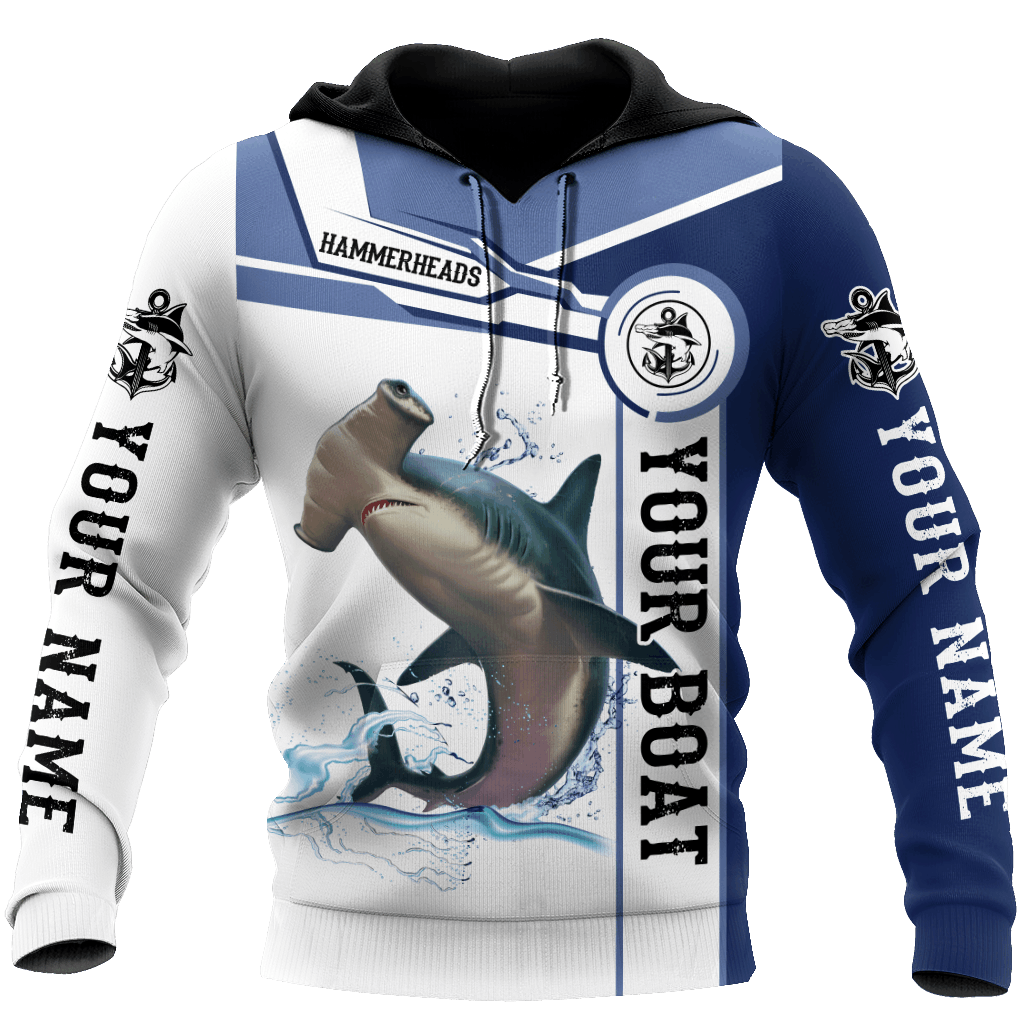 Collection Custom name Hammerhead shark fishing team Catch and Release 3D Design print shirts –