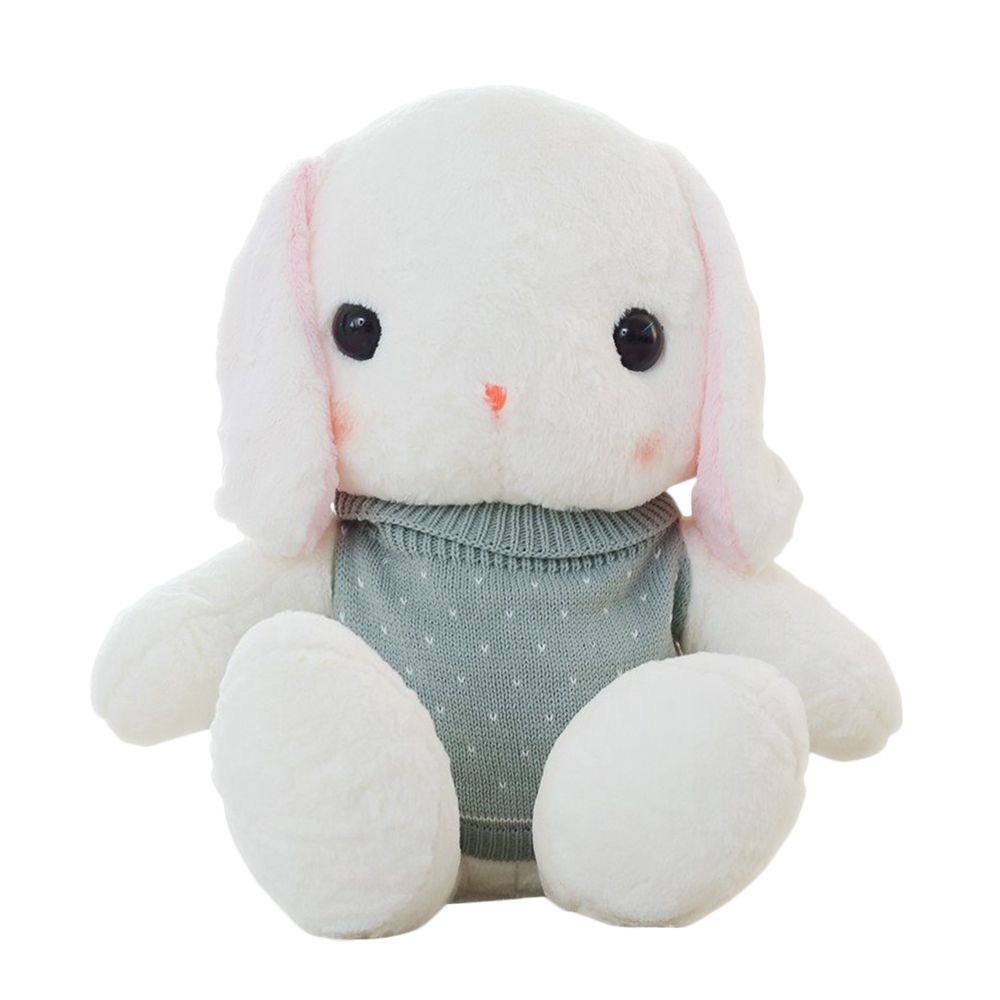 Joytoyx 20″ Cute Stuffed Bunny Plush Animal Toys with Green Sweater