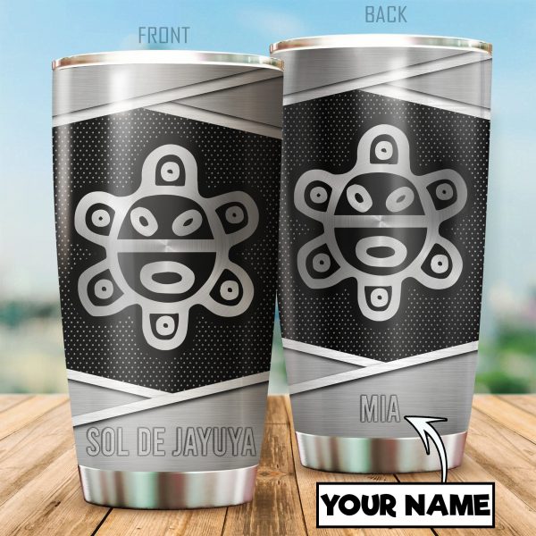 Customize Name Sol Taino Puerto Rico Steel Tumbler Mh06012003
