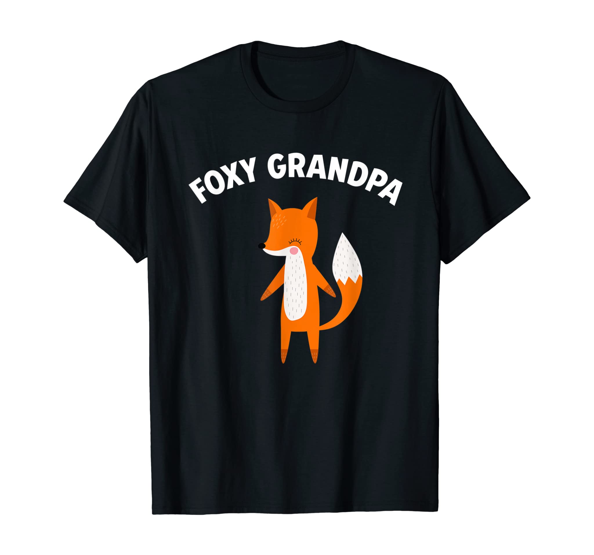 Foxy Grandpa T-Shirt Funny Father’s Day Fox Pun Joke