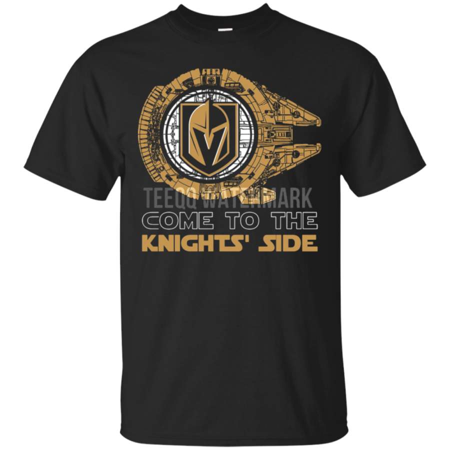 AGR Come To The Vegas Golden Knights Side Millennium Falcon T-Shirt