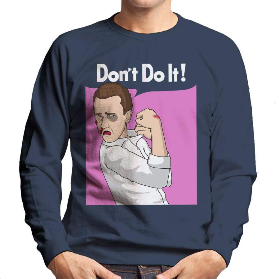 Fight Club Tyler Durden Parody Poster Men’s Sweatshirt