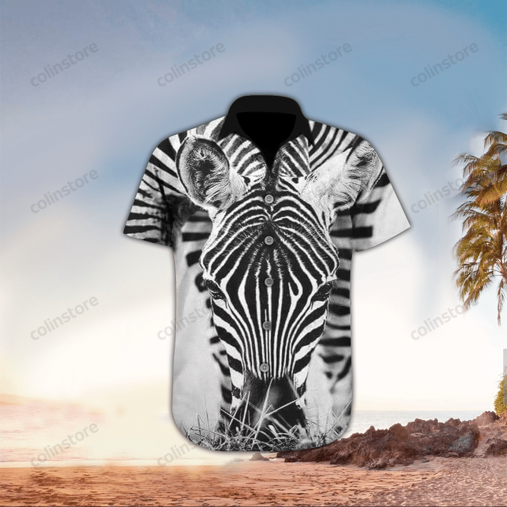 Zebra Hawaii Shirt For Lovers Aloha Ha9938