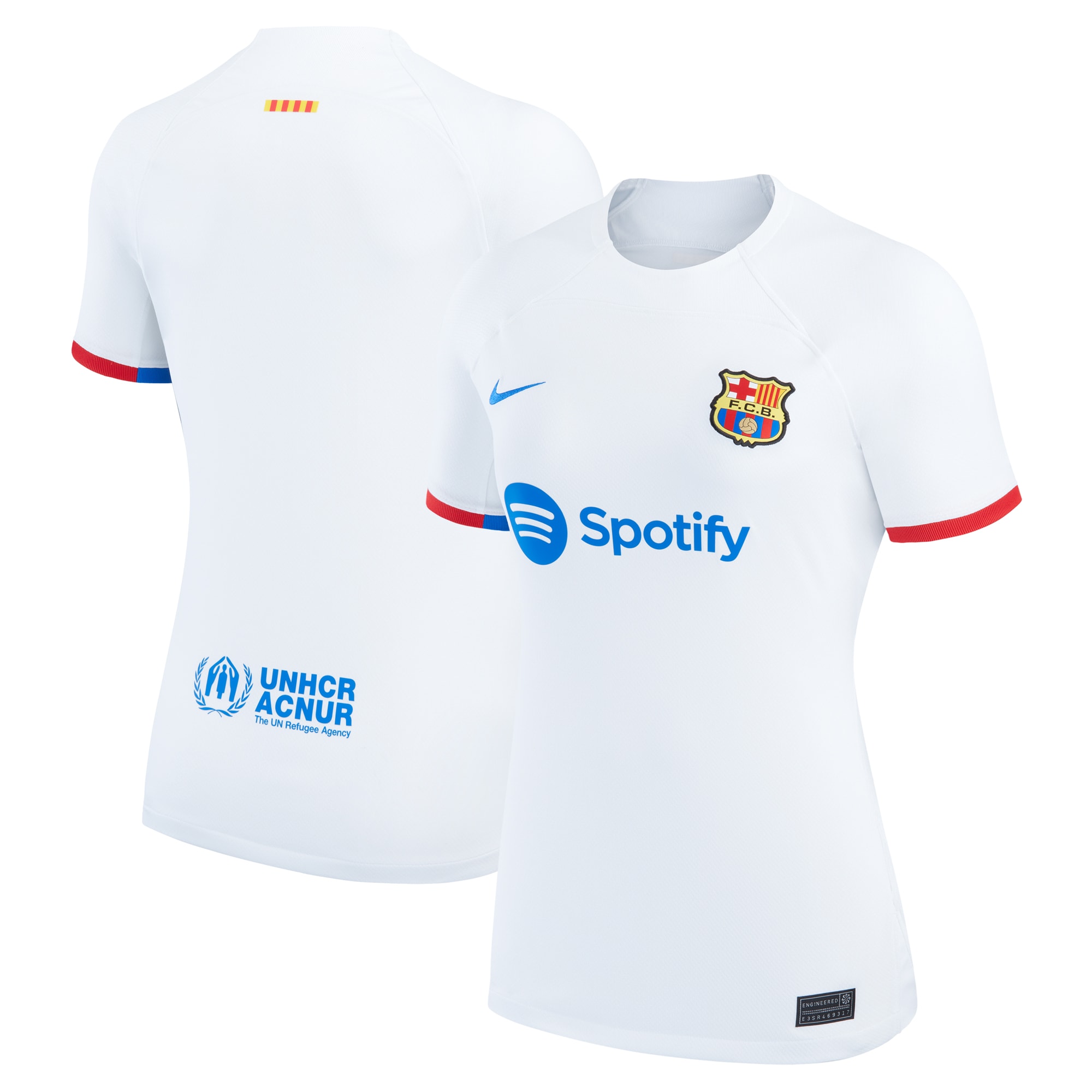 Barcelona Women's 2023/24 Away Replica Jersey – White