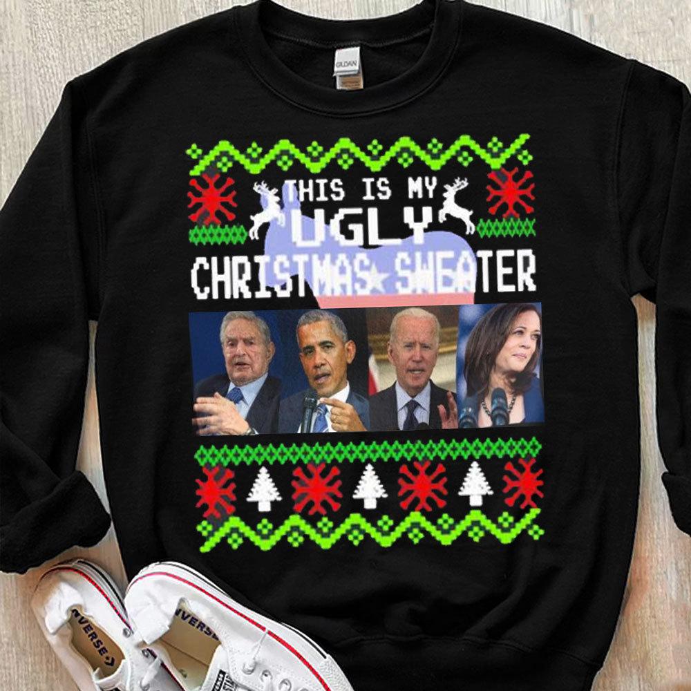 This Is My Ugly Christmas Sweater Shirt For Trump’Fan