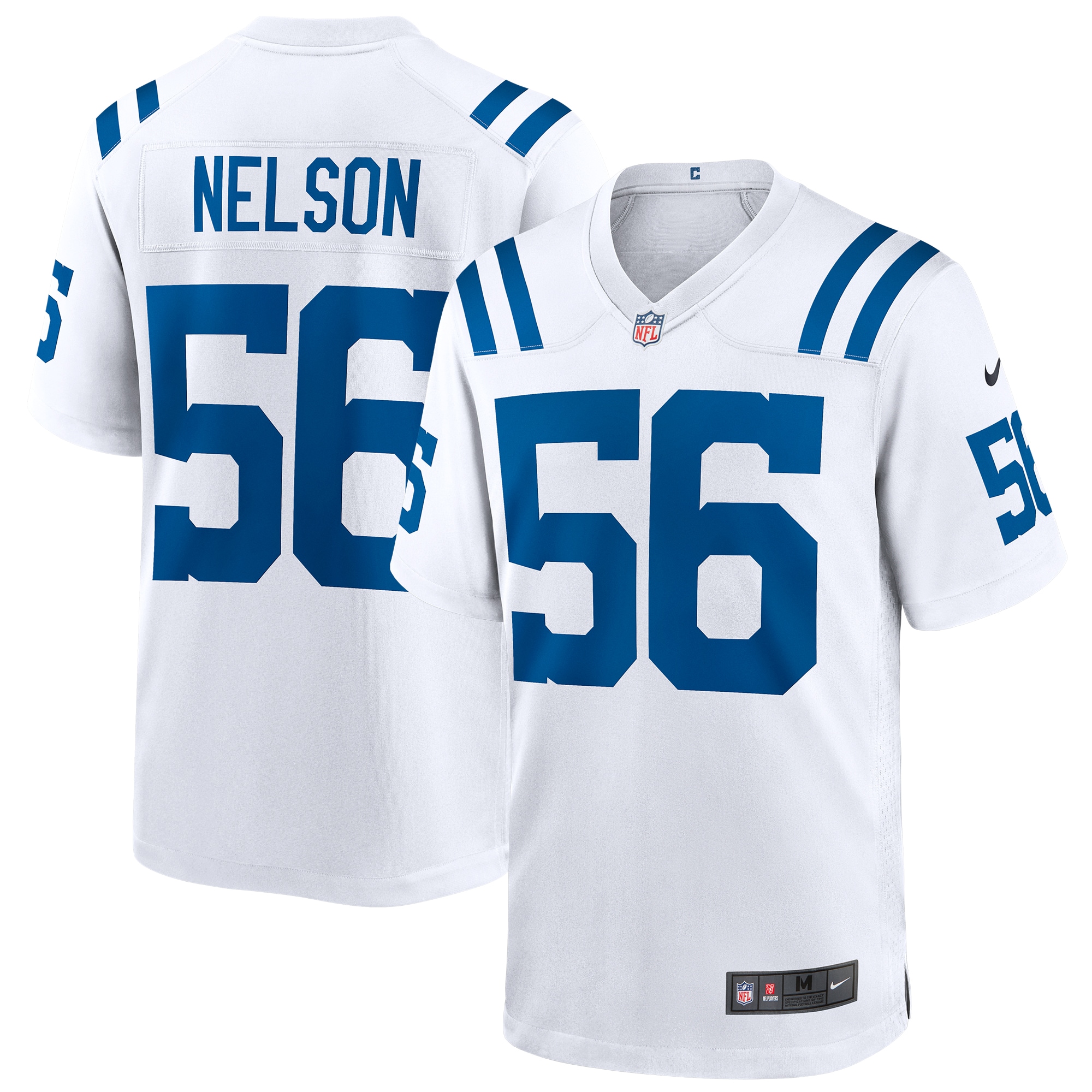 Quenton Nelson Indianapolis Colts Game Player Jersey – White