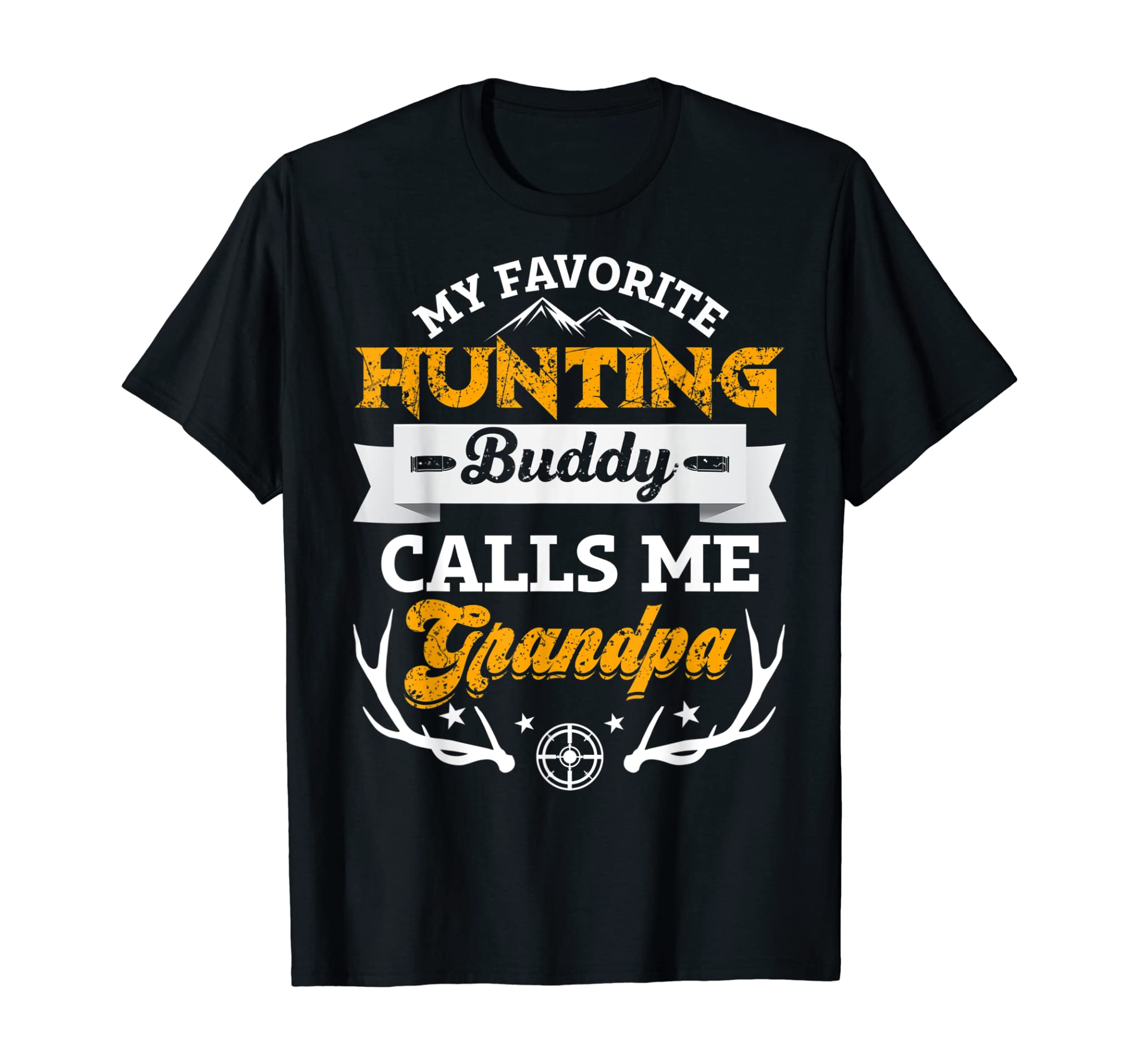 My favorite hunting buddy calls me grandpa funny gift T-Shirt