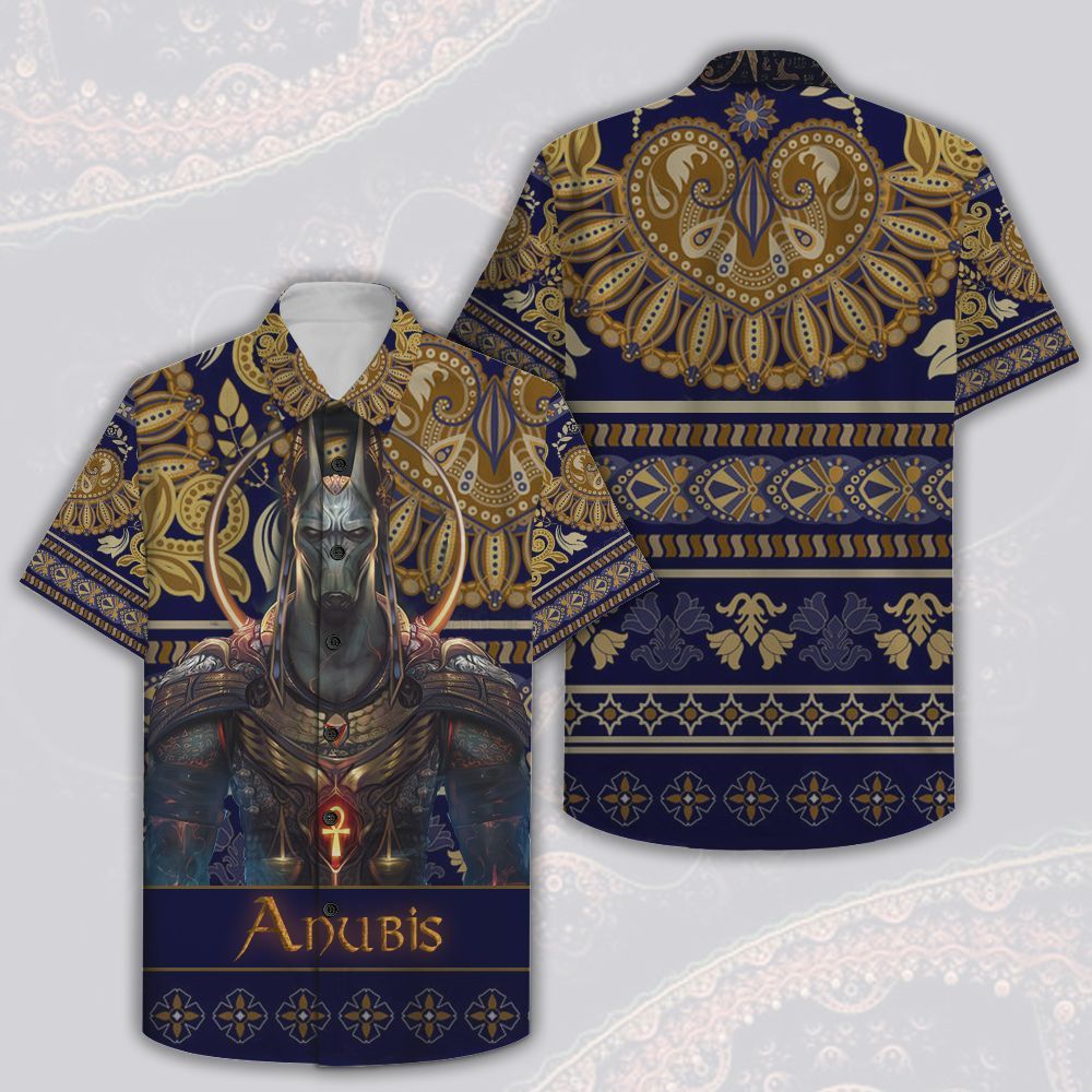 Ancient Egypt God Anubis Printed Hawaii Shirt 3000 Bce Ha79886