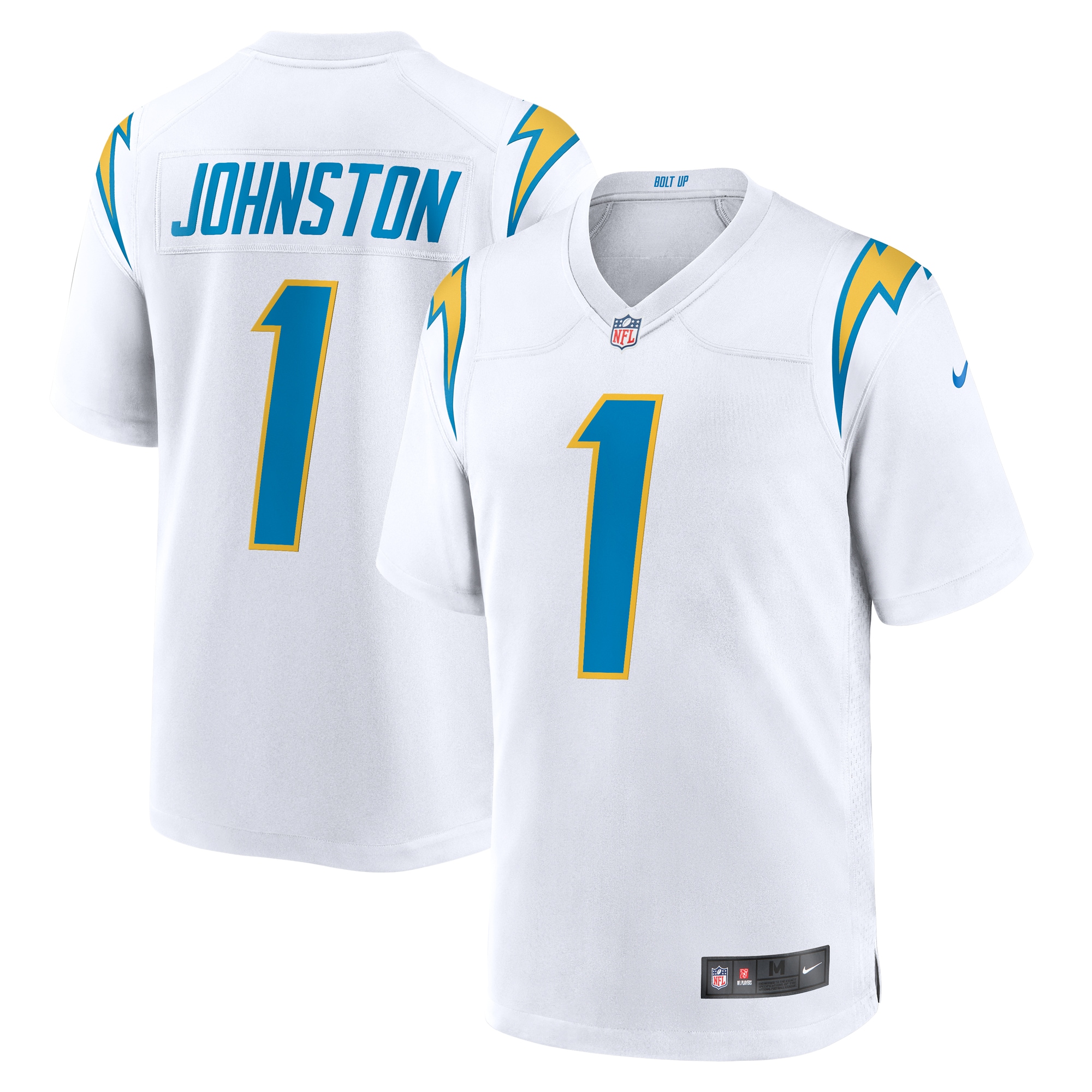 Quentin Johnston Los Angeles Chargers Away Game Jersey – White