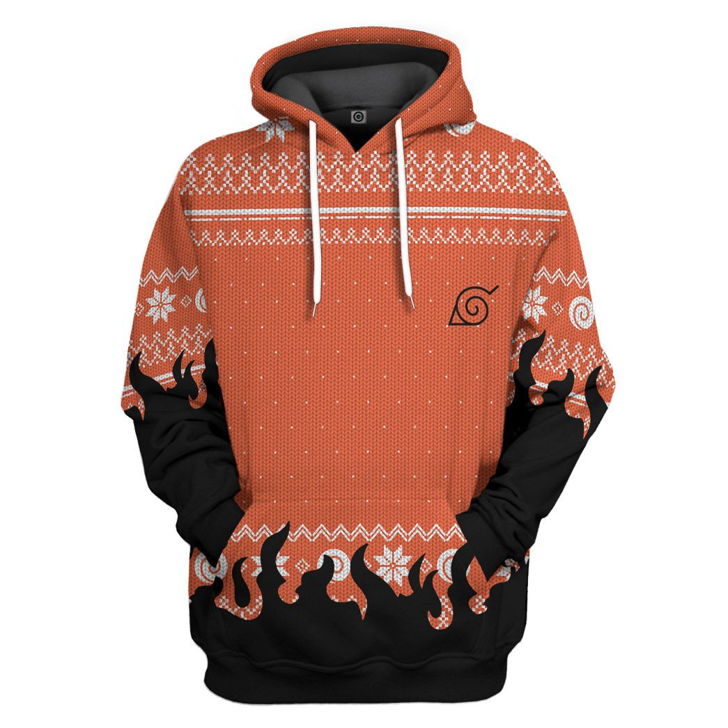 3D Naruto Ugly Christmas Sweater Custom Tshirt Hoodie Apparel