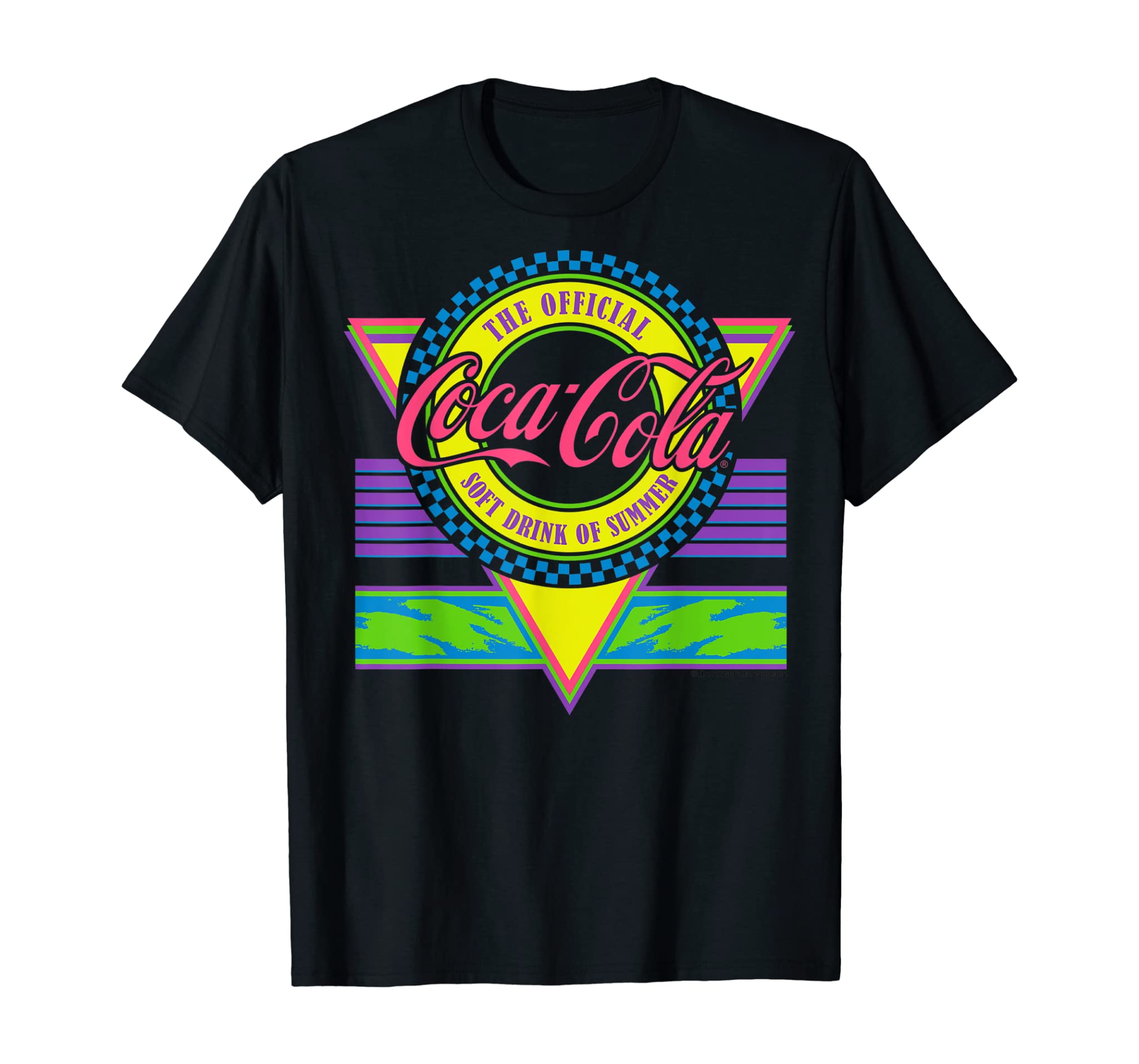 Coca-Cola The Official Soft Drink Of Summer Retro Logo T-Shirt