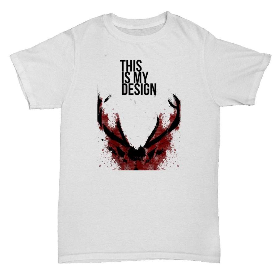 This Is My Design Hannibal Inspired Movie Film 80S 90S Tv Cult Horror Men’S T-Shirt