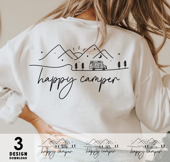 Happy Camper Sweatshirt fashionstation