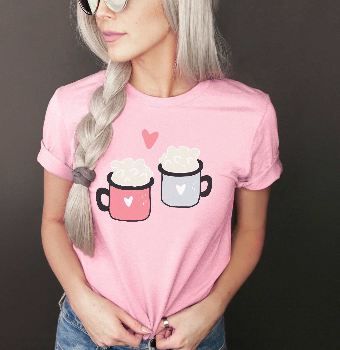 Valentine’s Day Coffee mugs Shirt | Valentines Day Coffee Shirt | Coffee Shirt | Valentines Day Shirt | Valentine Shirt, Valentines Day Gift