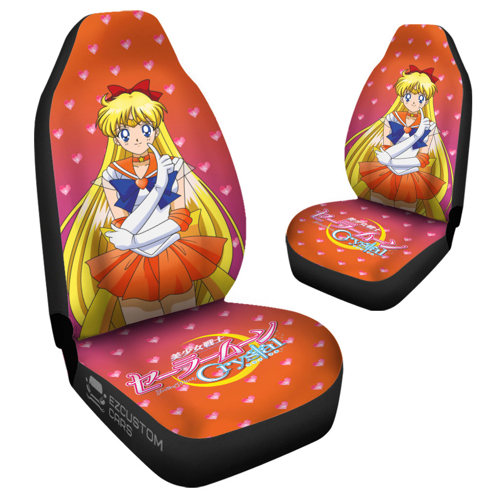 Sailor Moon Car Seat Covers Anime Car Accessories Sailor Venus Oralie Shop