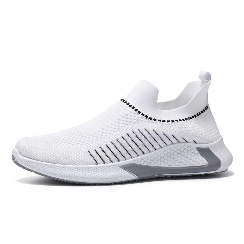 Xiaomi Youpin Sport Shoes Men Fashion Walking Shoes Mesh Ultra Lightweight Running Shoes Casual Breathable Knit Slip on Sneakers alx