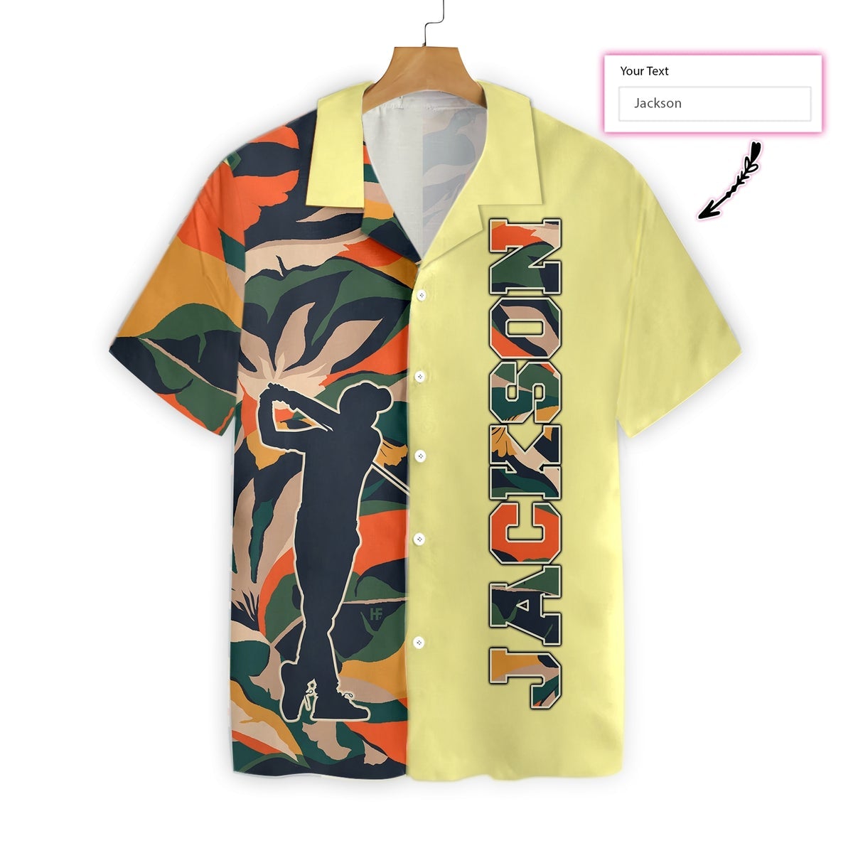 Modern Exotic Jungle Gentle Golf Custom Name Aloha Hawaii Shirts For Men Women Ha1879