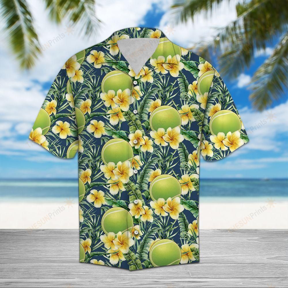 Tennis Frangipani Hawaiian Shirt Ha9488