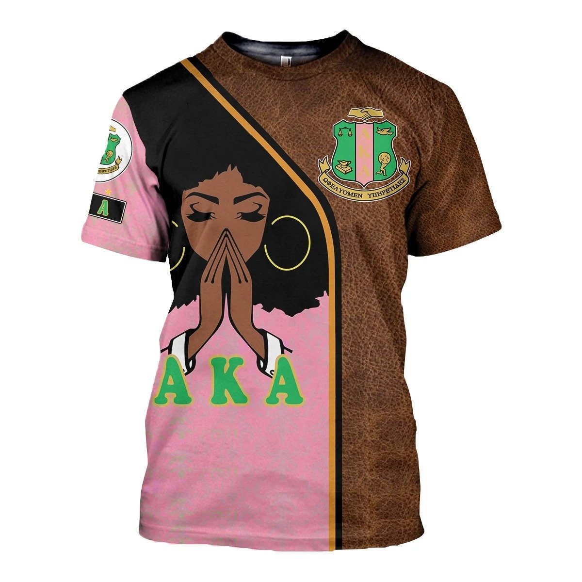 Greek Life T-Shirt – Pray Girl Alpha Kappa Alpha T-Shirt J5