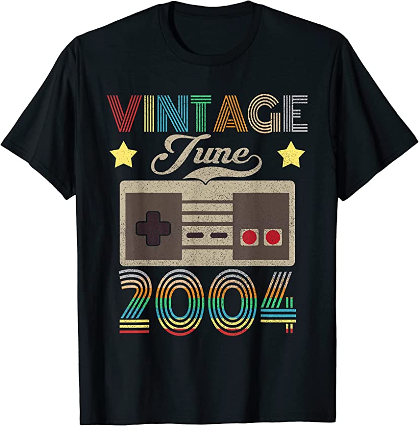 Vintage June 2004 17th Birthday Shirt 17 Year Old T-Shirt