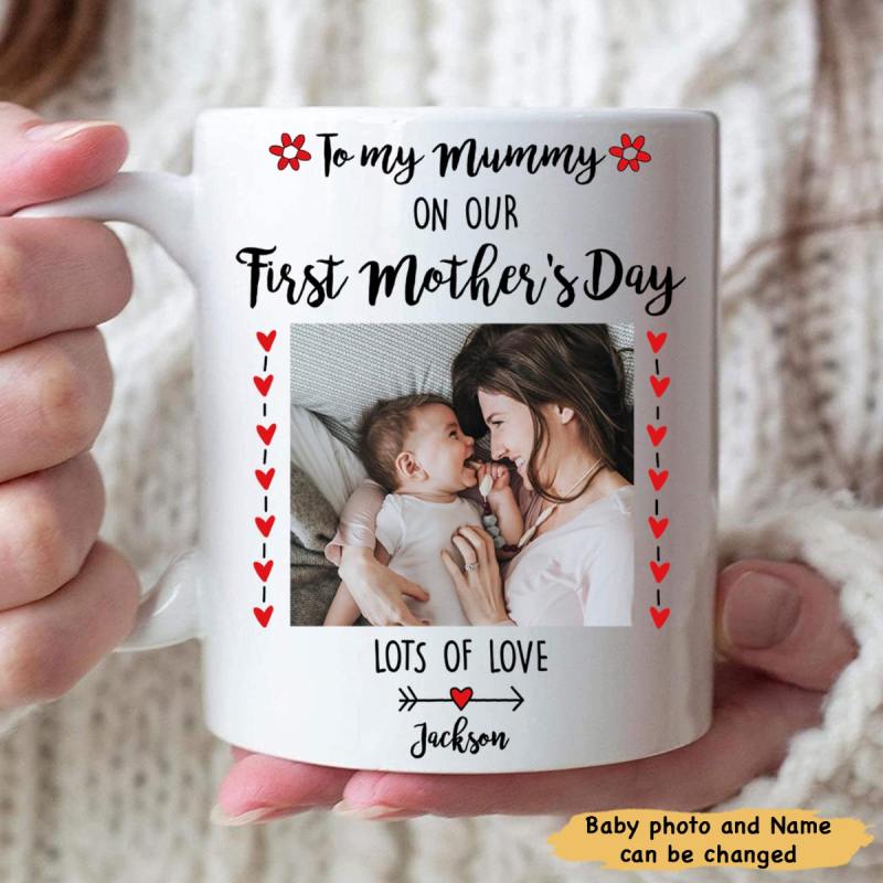 Personalized Gift For Mum Our First Mother’S Day 2021 Mug