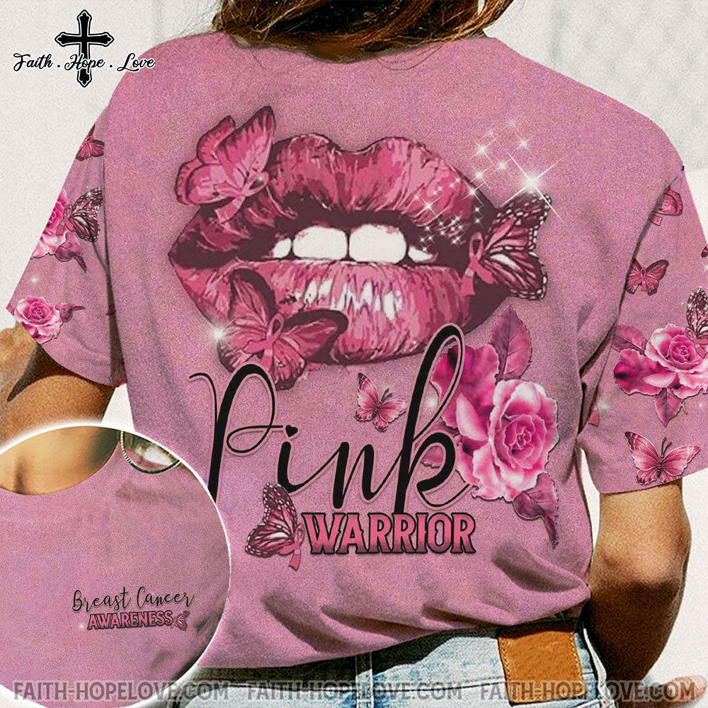 Pink Warrior Breast Cancer Awareness All Over Print – Lath2501222Ki